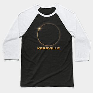 Total Solar Eclipse 2024 Kerrville Texas Totality Baseball T-Shirt